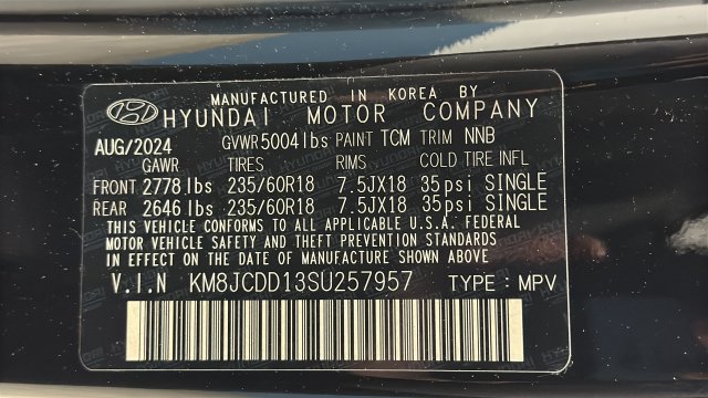 Used 2025 Hyundai Tucson SEL AWD/4WD image 27