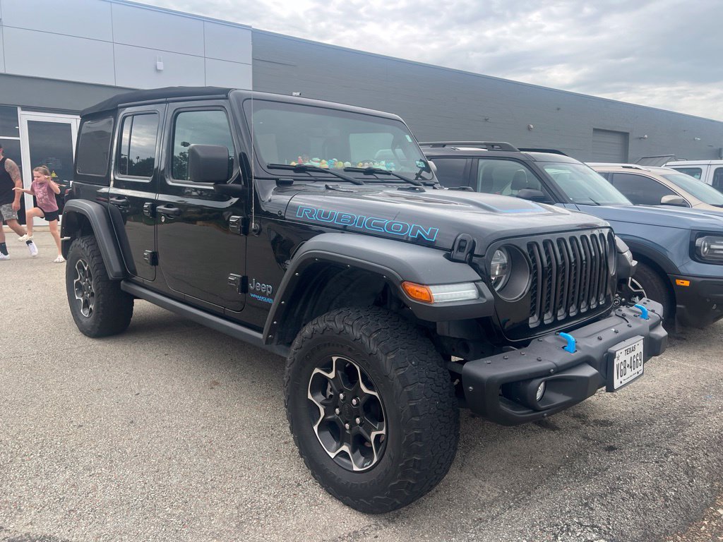 Used 2021 Jeep Wrangler Unlimited Rubicon 4xe w/ Steel Bumper Group AWD/4WD image 1
