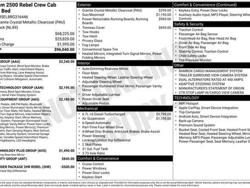 Used 2024 RAM 2500 Rebel w/ Safety Group AWD/4WD image 20