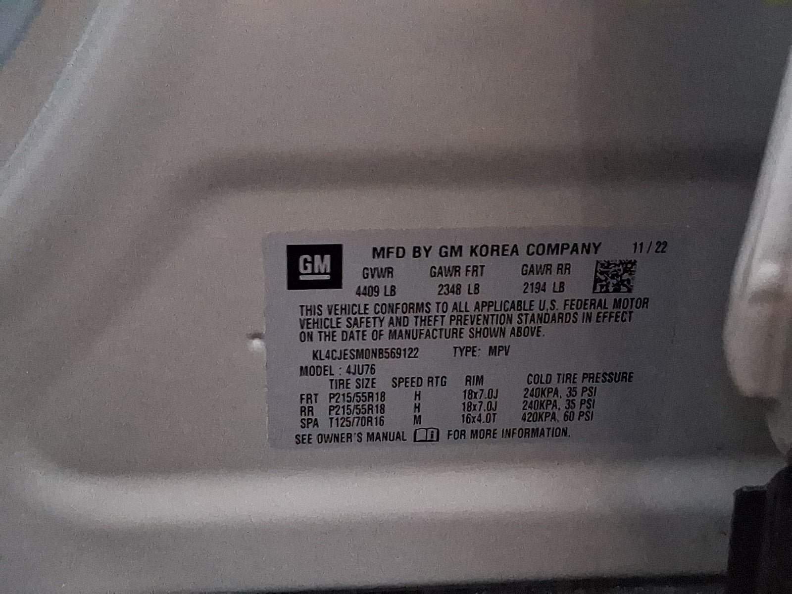 Certified 2022 Buick Encore Preferred w/ Safety Package AWD/4WD image 27