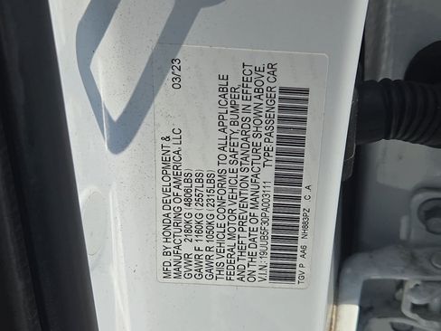 Certified 2023 Acura TLX FWD image 29