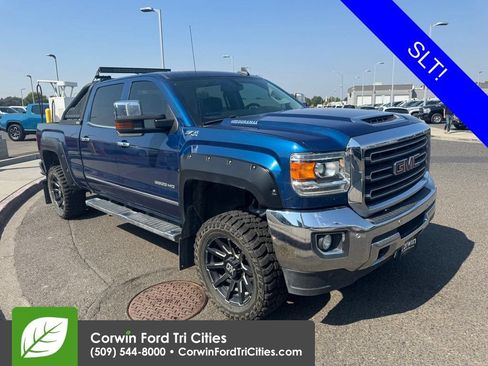 Used 2018 GMC Sierra 3500 SLT w/ Suspension Package, Off-Road AWD/4WD image 1