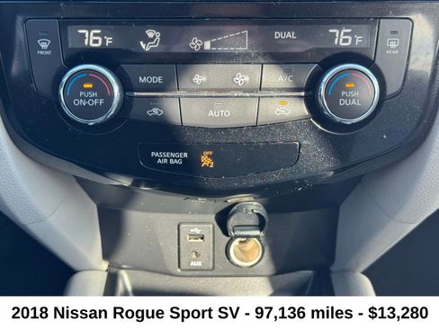 Used 2018 Nissan Rogue Sport SV w/ SV All-Weather Package image 17