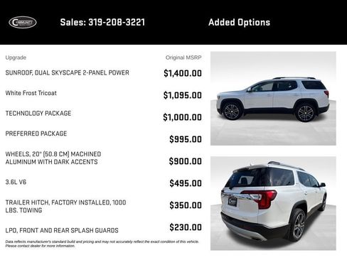 Certified 2023 GMC Acadia SLT w/ Technology Package AWD/4WD image 2