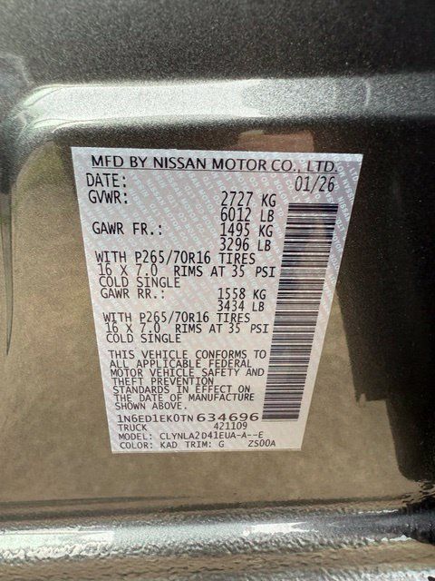 Used 2026 Nissan Frontier S AWD/4WD image 32