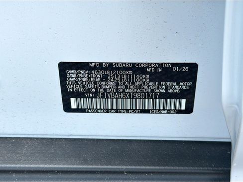New 2026 Subaru WRX Premium AWD/4WD image 42