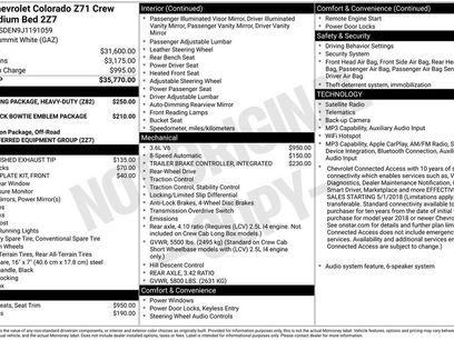 Used 2018 Chevrolet Colorado Z71