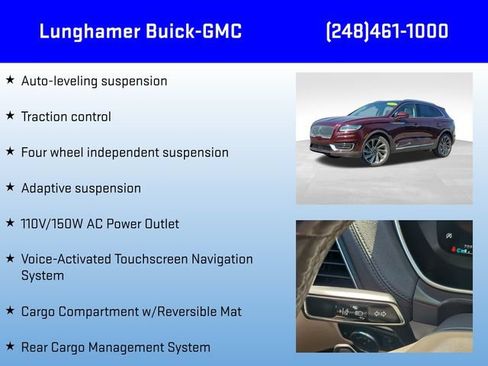 Used 2020 Lincoln Nautilus Reserve w/ Equipment Group 201A FWD image 36