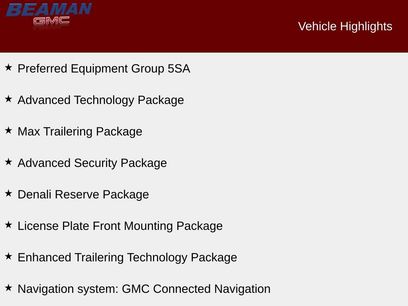 New 2025 GMC Yukon XL Denali w/ Denali Reserve Package