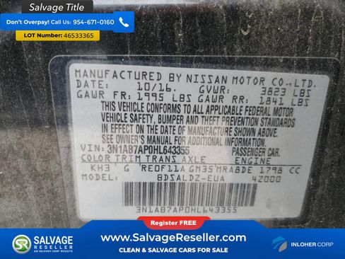 Used 2017 Nissan Sentra SV FWD image 16