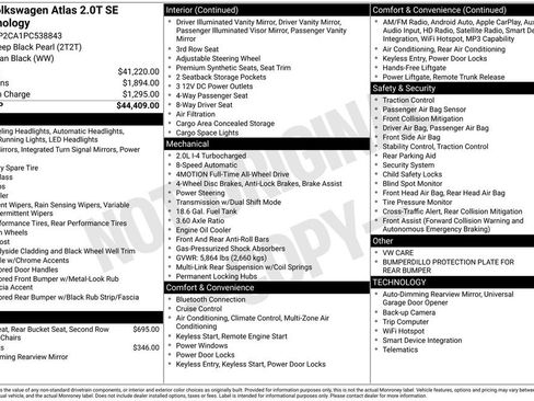Used 2023 Volkswagen Atlas SE AWD/4WD image 2
