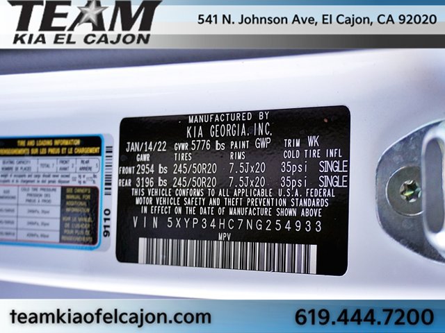 Certified 2022 Kia Telluride EX w/ EX Premium Package FWD image 43
