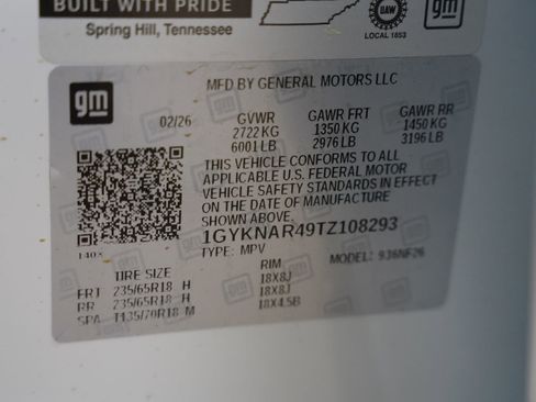 New 2026 Cadillac XT5 Luxury w/ LPO, Floor Liner Package image 30