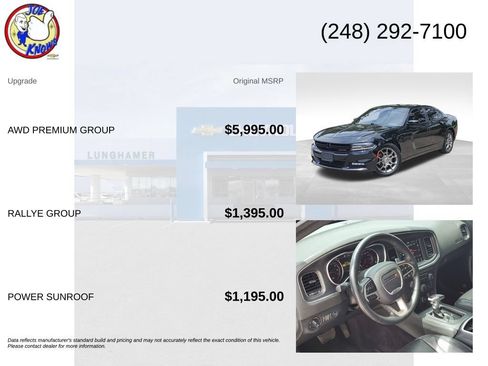 Used 2017 Dodge Charger SXT w/ AWD Premium Group image 5
