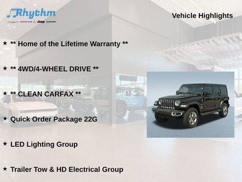 Used 2021 Jeep Wrangler Unlimited Sahara w/ LED Lighting Group AWD/4WD image 5