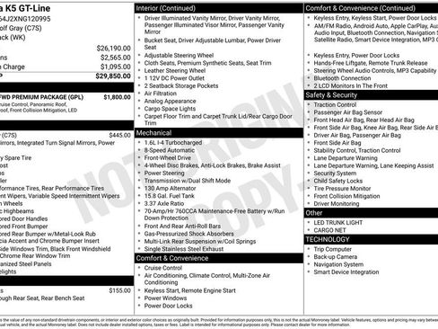 Used 2022 Kia K5 GT-Line w/ GT-Line FWD Premium Package image 17
