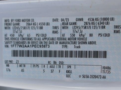 Used 2023 Ford F250 XL w/ XL Chrome Package RWD image 45