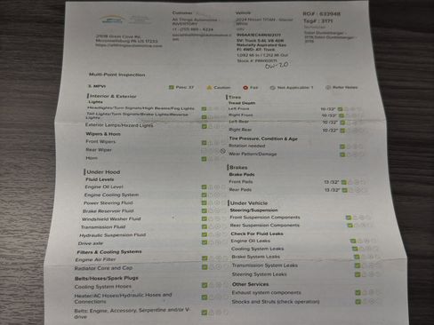 Used 2024 Nissan Titan SV w/ Accessory Utility Package image 34