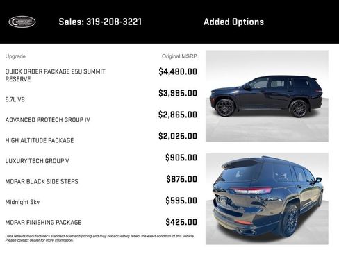 Used 2024 Jeep Grand Cherokee L Summit AWD/4WD image 2