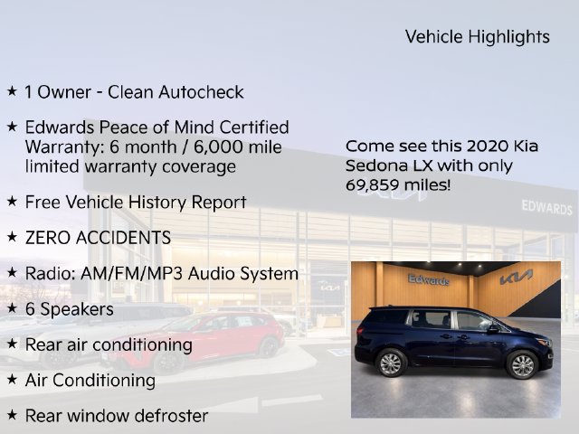 Used 2020 Kia Sedona LX FWD image 11