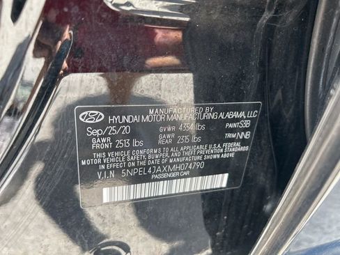 Used 2021 Hyundai Sonata SEL FWD image 2