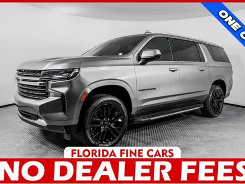 Used 2021 Chevrolet Suburban LT w/ Rear Media and Nav Package RWD image 1