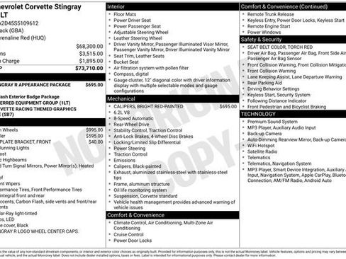 Used 2025 Chevrolet Corvette Stingray Coupe RWD image 26