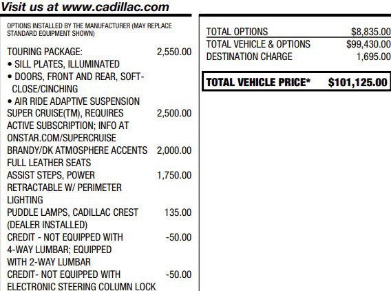 Certified 2022 Cadillac Escalade Sport w/ Touring Package AWD/4WD image 2