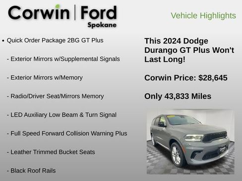 Used 2024 Dodge Durango GT image 18