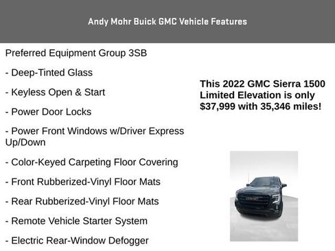 Used 2022 GMC Sierra 1500 Elevation w/ X31 Off-Road Package AWD/4WD image 8