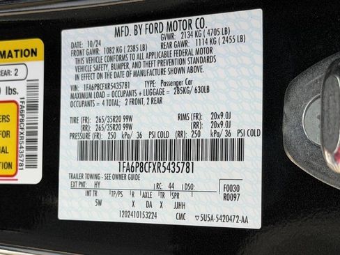 Used 2024 Ford Mustang GT Premium RWD image 40