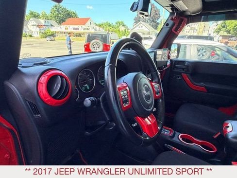 Used 2017 Jeep Wrangler Unlimited Sport w/ Quick Order Package 24S AWD/4WD image 12