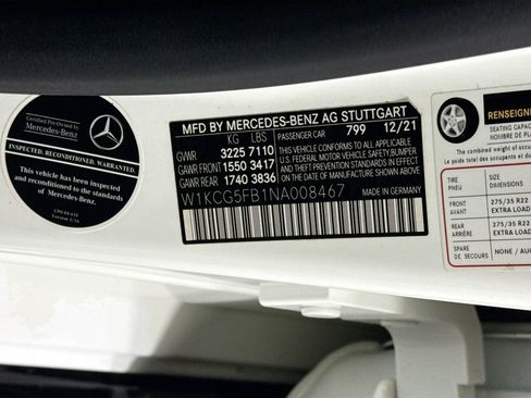Certified 2022 Mercedes-Benz EQS AMG Base image 35