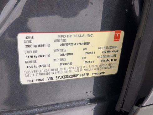 Used 2019 Tesla Model X 100D image 48