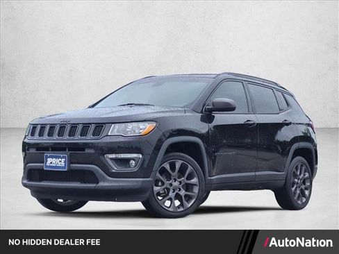 Used 2021 Jeep Compass Latitude w/ Sun and Sound Group AWD/4WD image 1