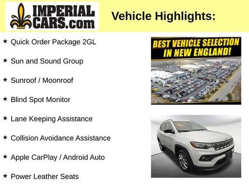 Used 2022 Jeep Compass Latitude w/ Sun and Sound Group AWD/4WD image 3