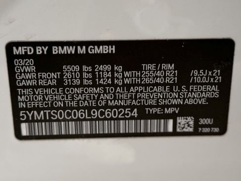 Used 2020 BMW X3 M w/ Executive Package image 55