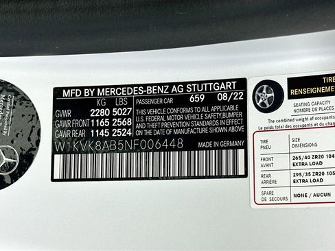 Certified 2022 Mercedes-Benz SL 55 AMG 4MATIC image 31
