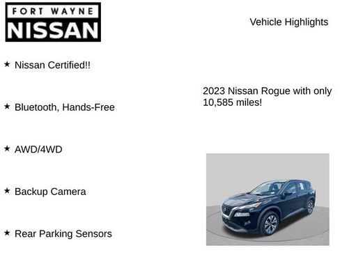 Certified 2023 Nissan Rogue SV AWD/4WD image 8