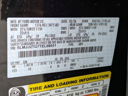 New 2026 Lincoln Navigator Black Label AWD/4WD image 17
