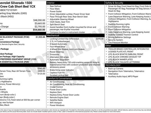 New 2026 Chevrolet Silverado 1500 Custom w/ Turbomax Blackout Package image 3