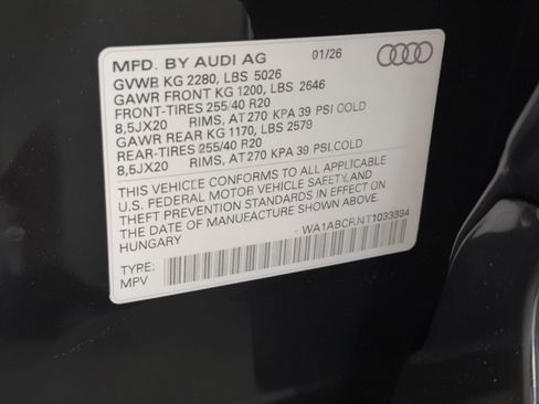 New 2026 Audi Q3 quattro 2.0T image 27