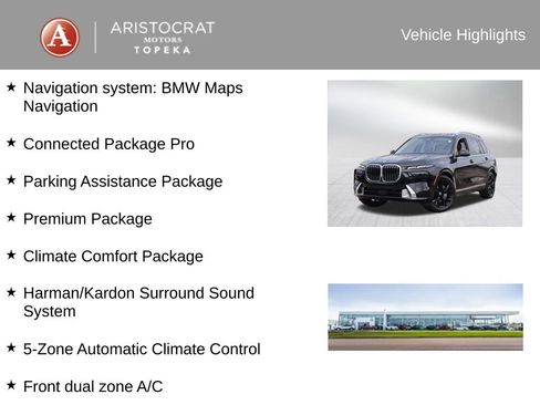 Certified 2025 BMW X7 xDrive40i w/ Premium Package AWD/4WD image 4