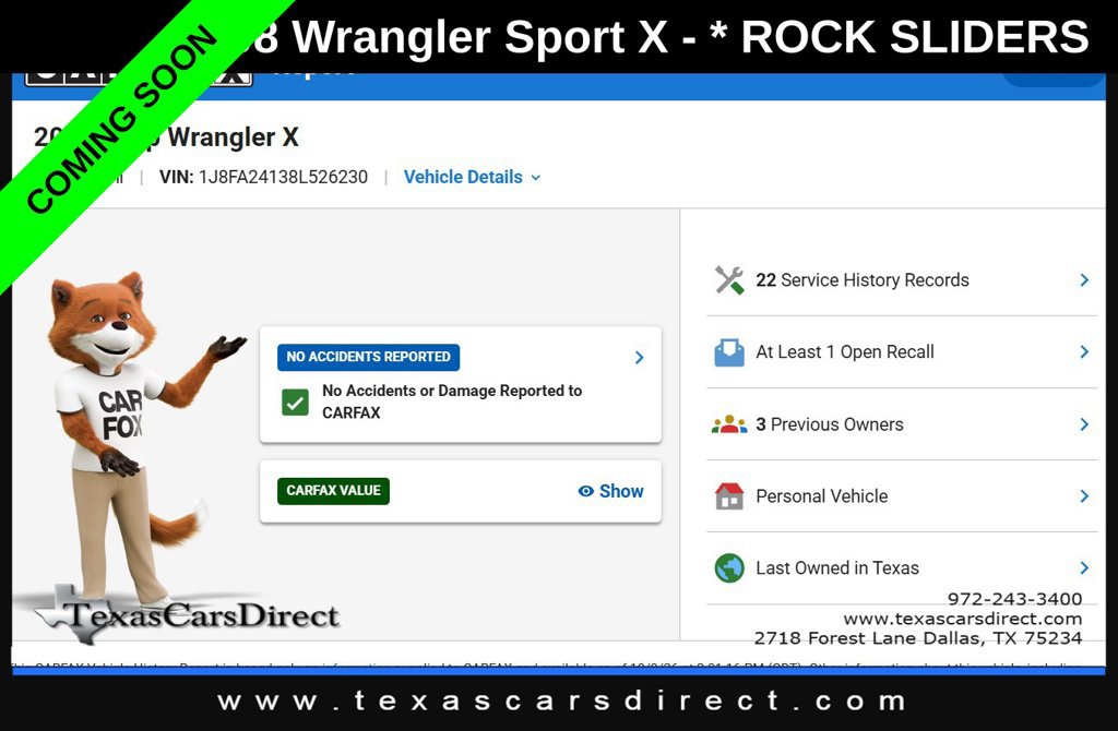 Used 2008 Jeep Wrangler X AWD/4WD image 8