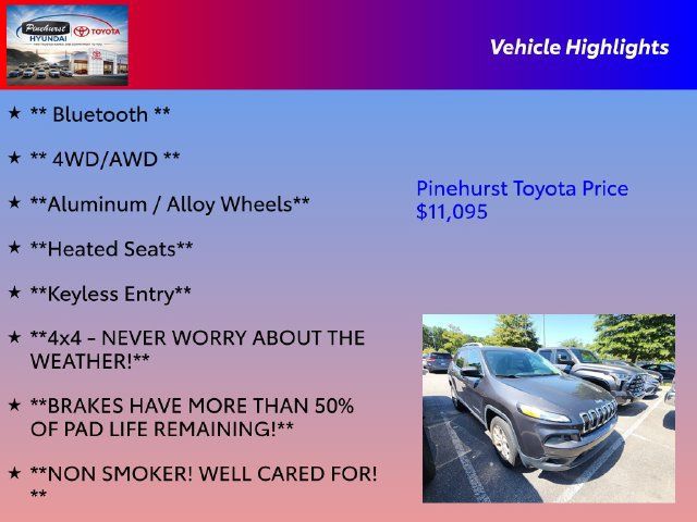Used 2016 Jeep Cherokee Latitude w/ Cold Weather Group AWD/4WD image 16