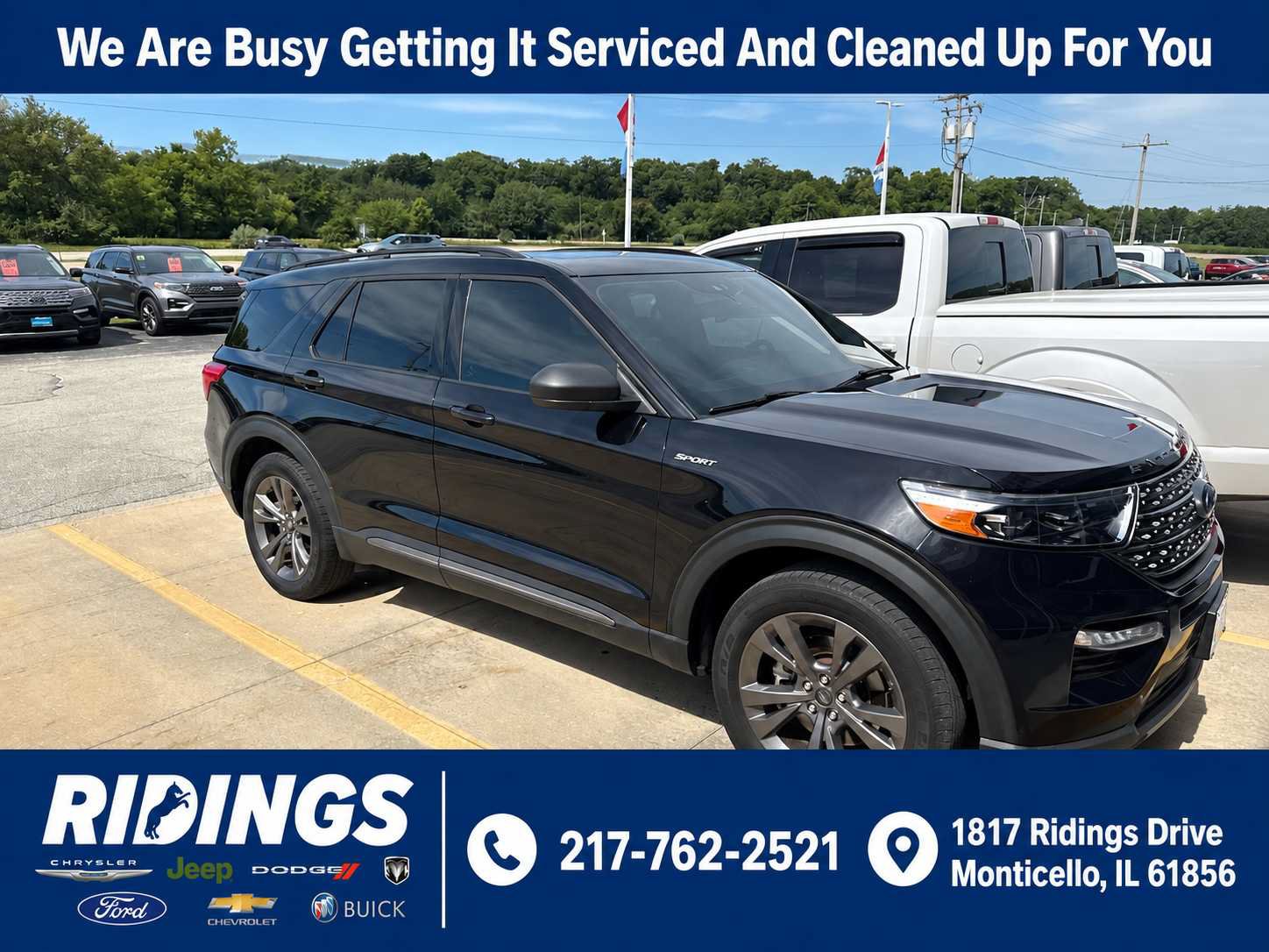 Used 2021 Ford Explorer XLT w/ XLT Sport Appearance Package AWD/4WD image 1