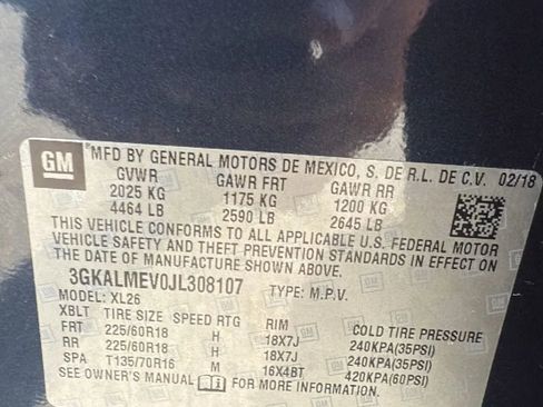 Used 2018 GMC Terrain SLE FWD image 32