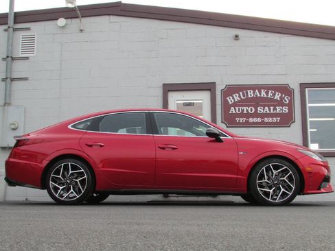 Used 2021 Hyundai Sonata N Line w/ Preferred Accessory Package FWD image 1