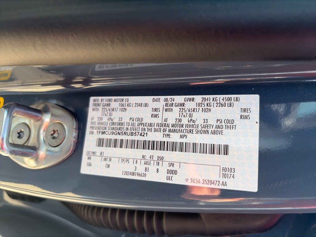 Used 2024 Ford Escape Active AWD/4WD image 28