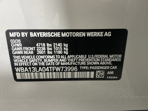 New 2026 BMW 330i Sedan w/ M Sport Package RWD image 31